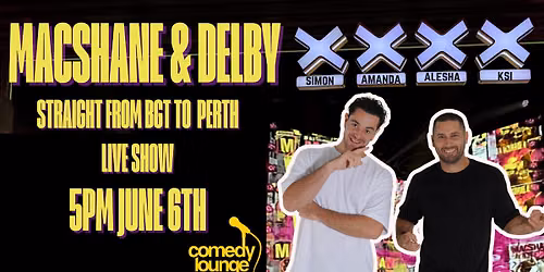 Macshane and Delby Live at Perth Comedy Lounge