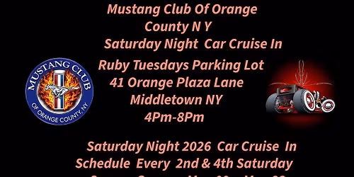 MCOC 2nd & 4th Saturday Night Car Cruise In Season Opener \ud83d\ude0e