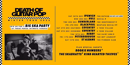 Death of Guitar Pop + Rookie Numbers | Social | Hull