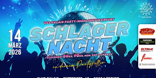 14.03.26 \u2605 Schlagernacht \u2605 im Club Palais 