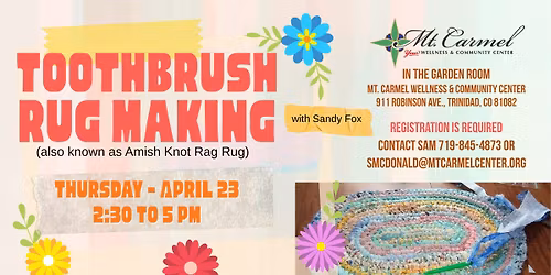 Toothbrush Rug Making