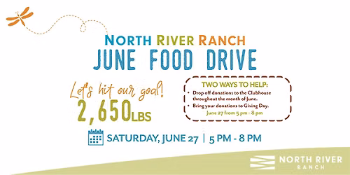 North River Ranch June Food Drive