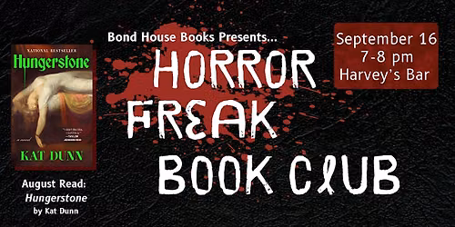 Horror Freak Book Club: September 16