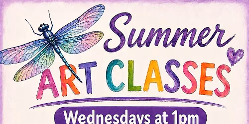 Summer Art Class Faux Stained Glass