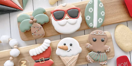 Christmas in July cookie decorating class at Incognito Kitchen