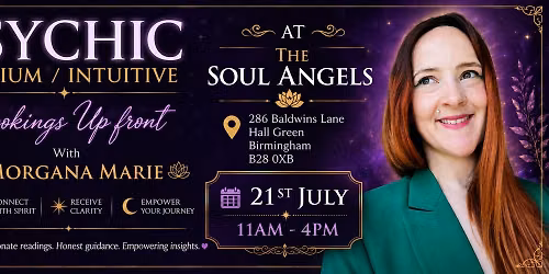 1:1 Psychic Medium & Intuitive Readings with Morgana Marie