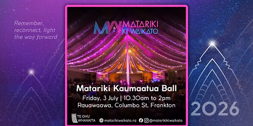 Matariki Kaumaatua Ball (invitation-only)