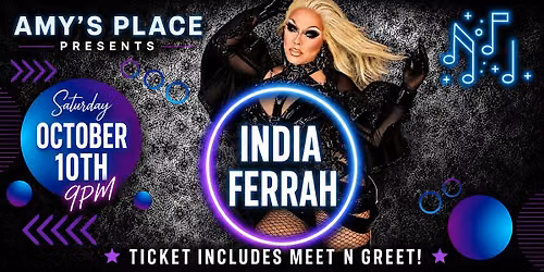 India Ferrah drag show