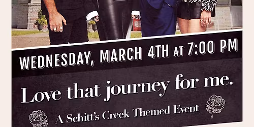 Schitt's Creek Trivia Night at Revolution Golf and Grille