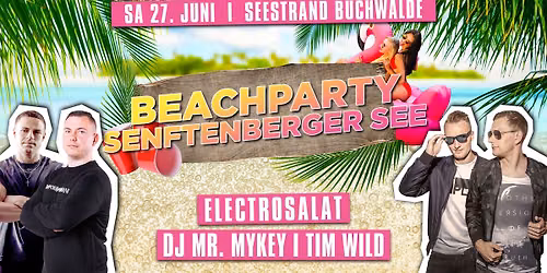 BEACHPARTY SENFTENBERGER SEE \u2219 27.06. | Open Air