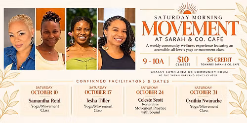 Saturday Morning Movement: Yoga + Community