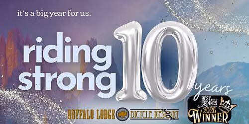 Buffalo Lodge Bicycle Resort's 10th Anniversary Party