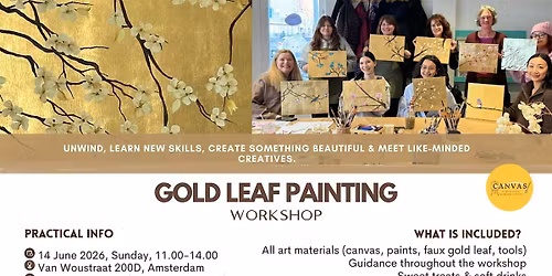 Gold Leaf Painting Worskhop