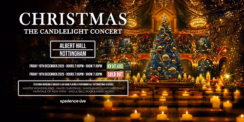 **2ND DATE ADDED** - Christmas - The Candlelight Concert - Albert Hall - Nottingham
