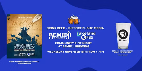 Ken Burns Screening & Community Pint Night