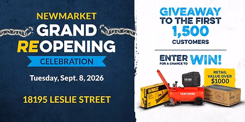 Princess Auto Newmarket - Grand Reopening Celebration
