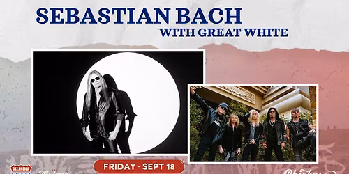 Sebastian Bach with Great White on the Chickasaw Country Entertainment Stage