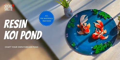Resin Koi Pond Art - Ahmedabad