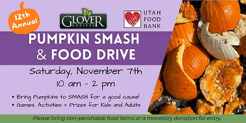 12th Annual Pumpkin Smash & Food Drive