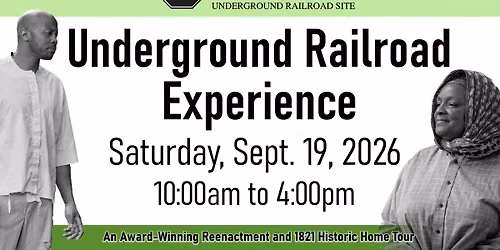 The Underground Railroad Experience at Spring Hill