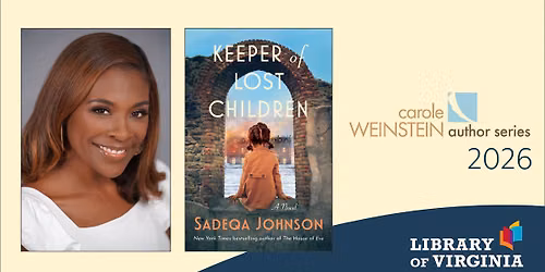 Weinstein Author Series \u2013 Sadeqa Johnson | Keeper of Lost Children