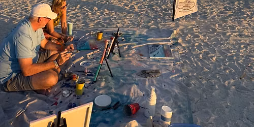 August 23 & 30, Paint A SURFBOARD at the sunset at High and Dry Grill on Dunedin Causeway