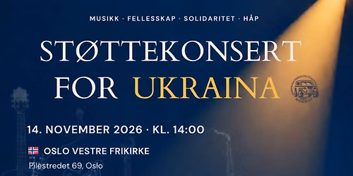 St\u00f8ttekonsert for Ukraina 