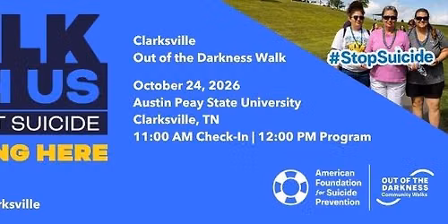Clarksville Out of the Darkness Walk