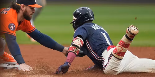 Parking Houston Astros at Cleveland Guardians