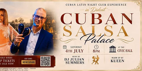 \ud83d\udc83\u2728 Cuban Salsa Palace \u2013 Saturday 4th July @ Civic Hall \u2728\ud83d\udc83