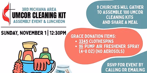 UMCOR Cleaning Kit Assembly & Luncheon