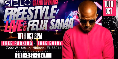 Freestyle Live at Sielo Miami