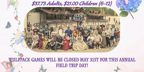 4th Annual Wulfpack Games GA Renaissance Festival Fieldtrip