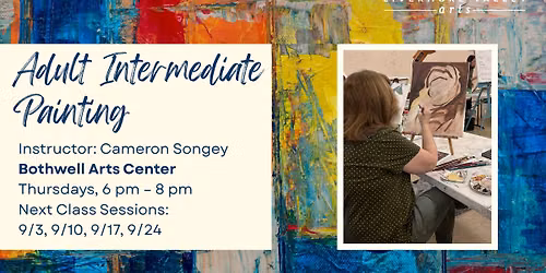 Adult Intermediate Painting Class - September 2026