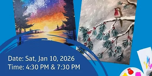 Brushstrokes of Winter: Your Saturday Masterpiece Awaits