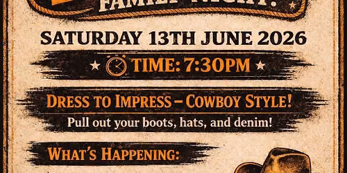 Boot Scootin\u2019 Family Night