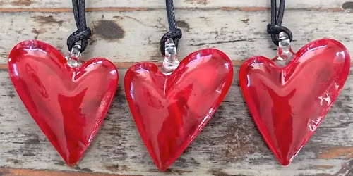 Glass Blowing Class-Heart Pendant