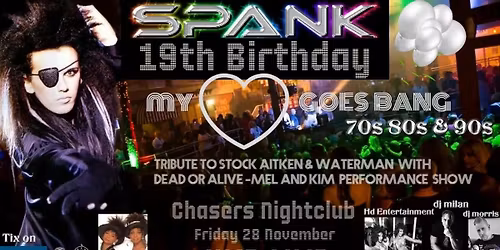 Spank-19th bithday -my heart goes bang 