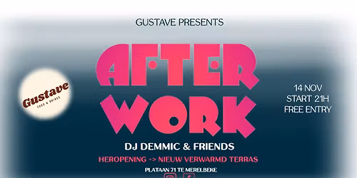 AFTERWORK & OPENING VERWARMD WINTERTERRAS