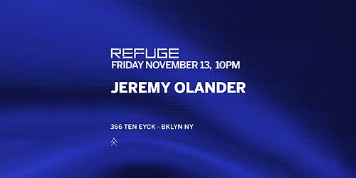 Refuge Friday w\/ Jeremy Olander
