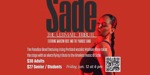 Sade Tribute - Madison Rose and The Paradise Band 6\/12\/26