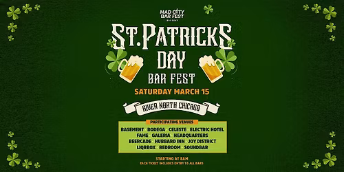 St. Paddy's Day River North Bar Crawl