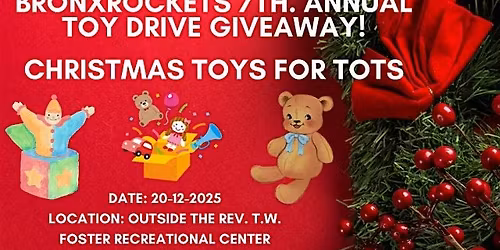BronxRockets Toys for Tots Christmas Giveaway!