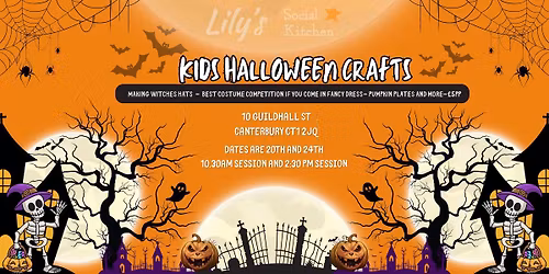 Lily's Social Kitchen Kids Halloween Crafts!