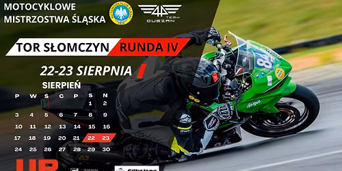 Motocyklowe Mistrzostwa \u015al\u0105ska Runda IV-Autodrom S\u0142omczyn