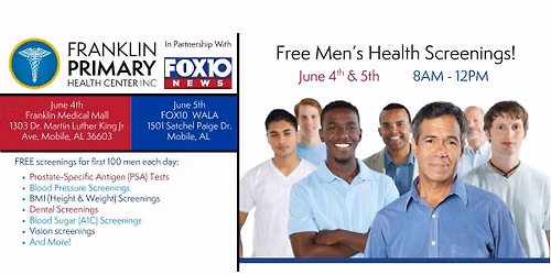 Franklin Primary Men's Health Screening