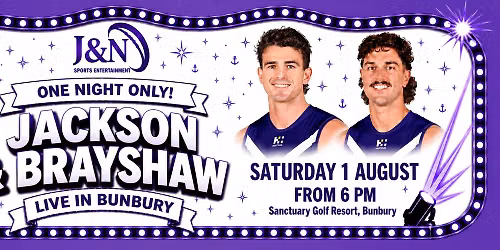 Fremantle Stars Luke Jackson & Andrew Brayshaw Live Show