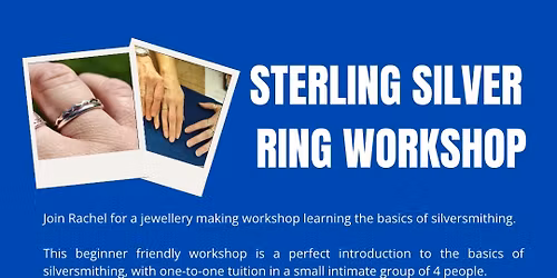 Sterling silver ring workshop