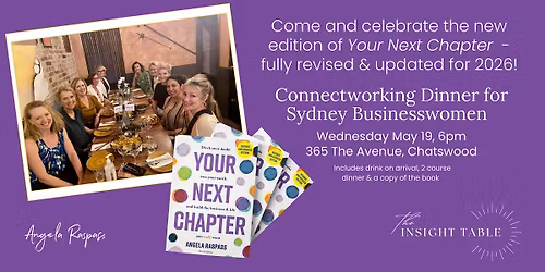 Connectworking Dinner for Sydney Businesswomen | May 19