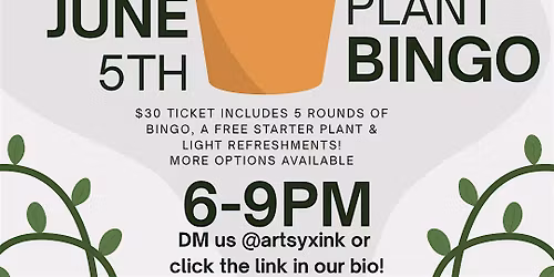 Plant Bingo Night
